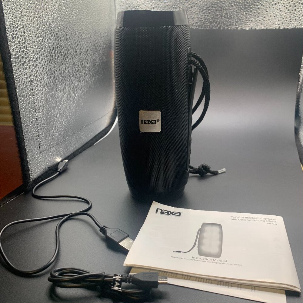 Naxa Portable Bluetooth Speaker With Colorful Lighting Effects SELLING WOB